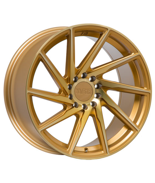 F1R-F29 MACHINE GOLD 18X8.5 5X4.5/5X4.75+38 *STAGGERED*