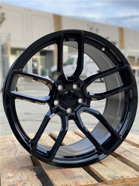 FFSR-2 GLOSS BLACK 20X9.5 5X115 +18 +71.5 *FLOW FORMING* *AW*
