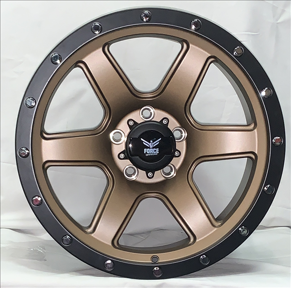 FORCE F18 18X9 6X139.7 -12 CB-106.1 ***BRONZE***
