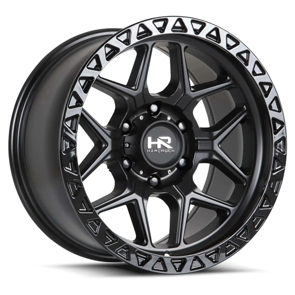 HARDROCK OFFROAD-H107 MATTE BLACK/BLACK LIP 17X9.0 5X127 -12 +78.1