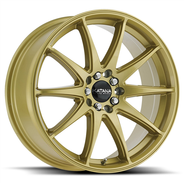 KATANA RACING-KR30 GLOSS GOLD 16X7.0 4X100/4X4.5 +40 +73.1