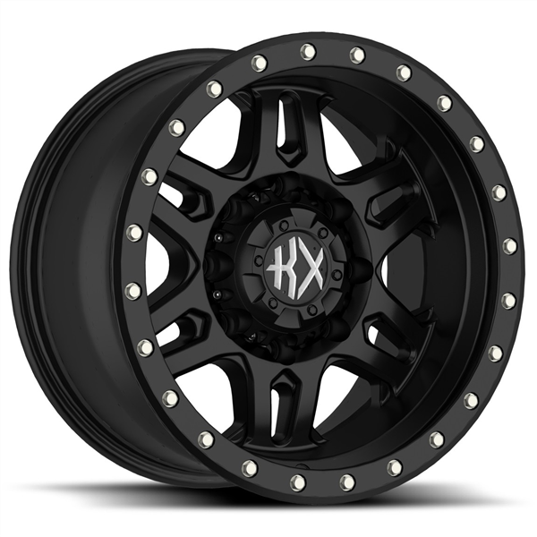 KX-04 MATTE BLACK 17X9.0 6X5.5 -12 +106.2