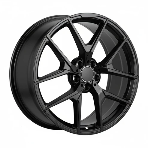 MB-19 GLOSS BLACK 18X8.5 5X112 +38 +66.6 *AW*