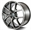 MB-19 GUN METAL MACHINE FACE 18X9.5 5X112 +35 +66.6