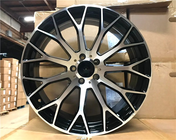 MB-20 BLACK/MACHINE FACE 20X9.5 5X112 +38 +66.6