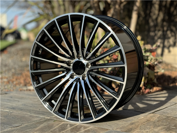MB-23 BLACK MACHINED FACE 20X8.5 5X112 +35 +66.6