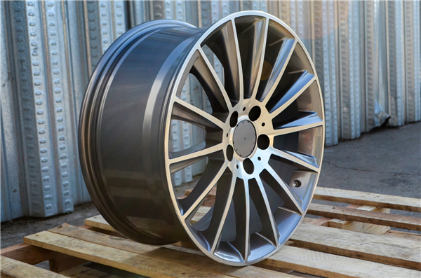 MB-4 GUN METAL/MACHINE FACE 18X8.5 5X112 +35 +66.6 *AW*