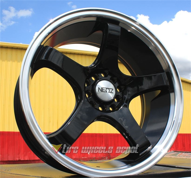 NEOZ-NZ5006 BLACK/MACHINE LIP 20X9.0 5X4.5+38+73.1