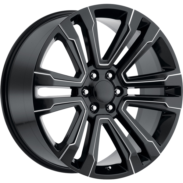 O.E. REVOLUTION-G10 GLOSS BLACK & MILLED 24X10 6X5.5 +31 +78.1 *NC*