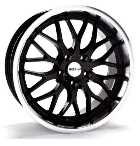 REDLINE-121 BLACK/MACHINE 18X8.0 BLANK +40