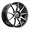 SPEC-1 RACING SP-67 GLOSS BLACK & MACHINED 17X7.0 5X105/5X4.5 +42 +73.1 *NC*