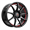 SPEC-1 RACING SP-67 GLOSS BLACK & RED LINE 17X7.0 5X4.25/5X4.5 +42 +73.1 *NC*
