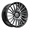SPEC-1 RACING SP-68 GLOSS BLACK & MACHINED 17X7.5 5X4.25/5X4.5 +42 +73.1*NC*