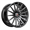 SPEC-1 RACING SP-69 GLOSS BLACK & MILLED 18X8.0 5X100/5X4.5 +38 +73.1 *NC*