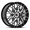 SPEC-1 RACING SP-53 GLOSS BLACK/MACHINED 18X8.0 5X4.5/5X4.75 +38 +73.1