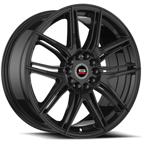 SPEC-1 RACING SP-56 GLOSS BLACK 20X8.5 5X4.5/5X4.75 +38 +73.1