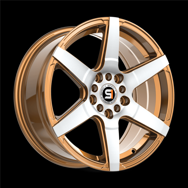 SPEC-1 RACING SPT-34 GOLD & MACHINED 16X7.0 5X100/5X4.5 +30 +73.1 *RT*