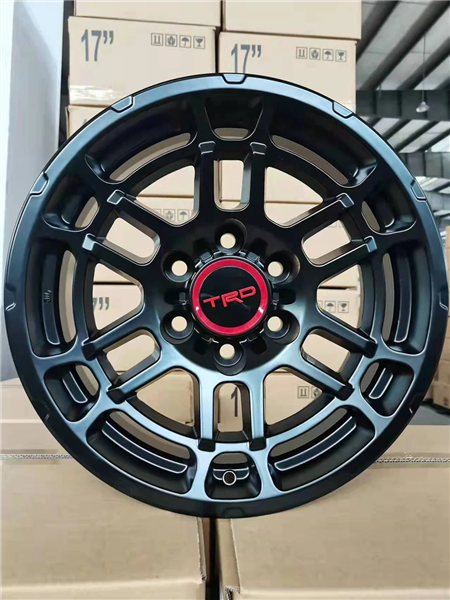 TR-6 MATTE BLACK 17X9.0 6X5.5 +0 +106.1 *AW*