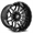 XF OFF-ROAD XF-222 GLOSS BLACK & MILLED 22X12 8X165.1/8X170 -44 +125.2 *NC*