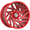 XF OFF-ROAD XF-229 ANODIZED RED & MILLED 20X10 6X135/6X5.5 -24 CB 106.4 *NC*