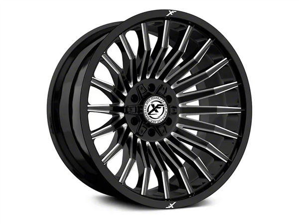 XF OFFROAD-XF231 GLOSS BLACK MILLED 20X10 6X135/6X5.5 -12 +106.4 *NC*