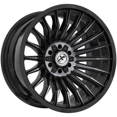 XF OFFROAD-XF231 BLACK MACHINED+DARK TITANIUM TINT 20X10 6X135/6X5.5 -12 +106.4 *NC*