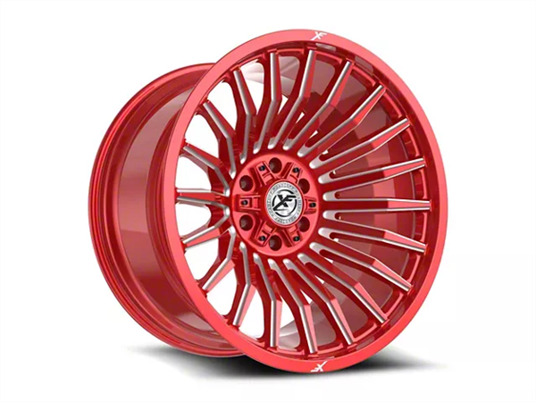 XF OFF-ROAD XF-231 ANODIZED RED & MILLED 20X12 5X127/5X139.7 -44 +78.1 *NC*