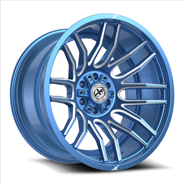 XF OFF-ROAD XF-232 ANODIZED BLUE & MILLED 20X10 8X165.1/8X170 -12 +125.2 *NC*