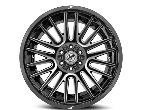 XF OFFROAD XF-234 GLOSS BLACK & MILLED 17X9 5X127/5X139.7 +0 78.1 *NC*