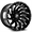 XF OFFROAD-XF224 GLOSS BLACK/MILLED 22X12 5X139.7/5X127 -44 +78.1 *NC*