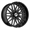XF OFFROAD-XF240 GLOSS BLACK/MILLED 20X10 8X165/8X170 -12 +125.2 *NC*